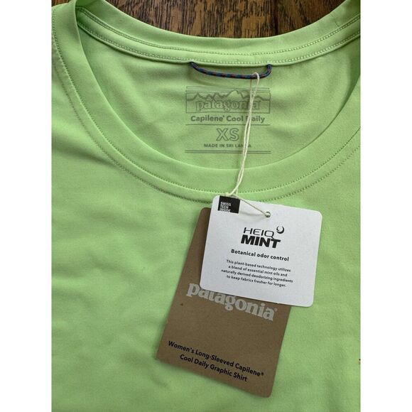 Patagonia Women's Capilene Cool Daily Long Sleeve Graphic Shirt Size XS NWT - Picture 2 of 8